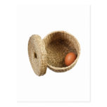 Egg in basket postcards