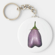 Eggplant Key Chain