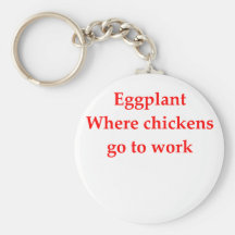 eggplant key chain