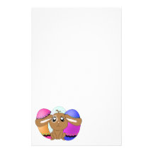 Eggs and Bunny Stationery