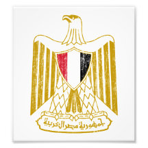 Egypt Coat Of Arms Photographic Print