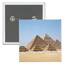 Egypt-Gizah Pyramids Pinback Buttons