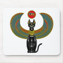 Egyptian Cat Goddess Mousemats