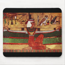 Egyptian Goddess Isis wall painting 1360 B.C. Mouse Pads