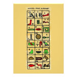 Egyptian Hieroglyphics, Alphabetic Symbols Announcements