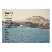 Egyptian seascape business cards