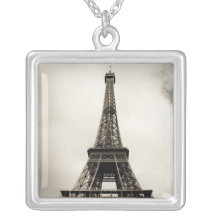 Eiffel Tower 8 Personalized Necklace