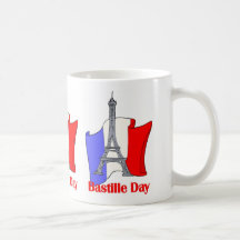 Eiffel Tower and French Flag Bastille Day Tees Mug