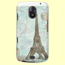 Eiffel Tower and Pink Roses casemate cases
