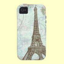 Eiffel Tower and Pink Roses casemate cases