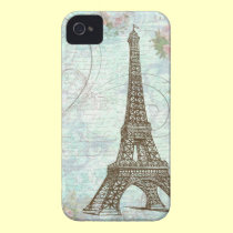 Eiffel Tower and Pink Roses casemate cases