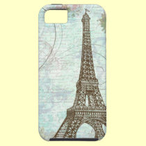 Eiffel Tower and Pink Roses casemate cases