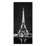 Eiffel Tower at Night - B/W Custom Rack Cards