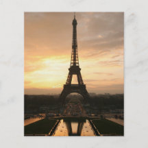 Eiffel Tower at Sunrise from the Trocadero Flyer Design