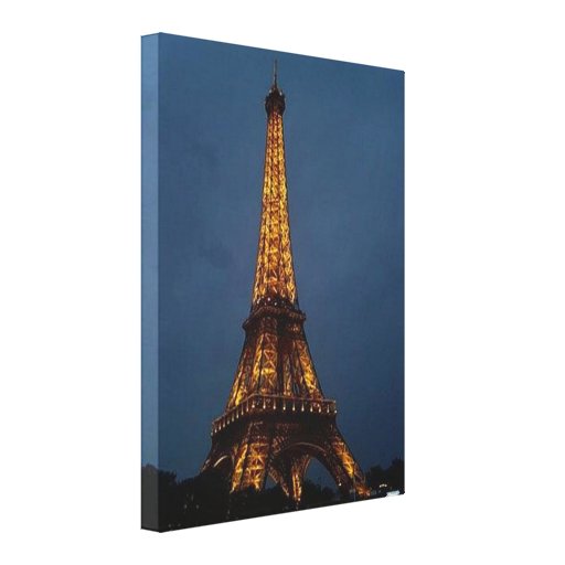 Eiffel Tower Stretched Canvas Print