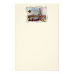 Eiffel Tower Collage Art Personal Stationery