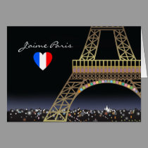 Eiffel Tower Detail Greeting Card cards
