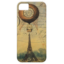 Eiffel Tower Hot Air Balloon Steampunk