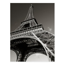 eiffel tower in paris post cards