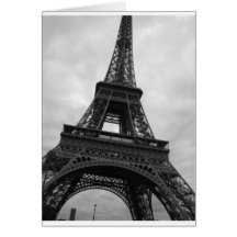 Eiffel Tower Note Card