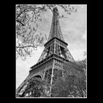 Eiffel tower Panorama postcards