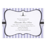 Eiffel Tower Paris Bridal Shower Personalized Invitation
