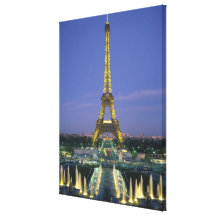 Eiffel Tower, Paris, France 2 Stretched Canvas Prints