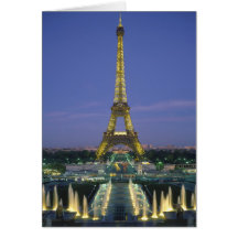 Eiffel Tower, Paris, France 2 Greeting Cards