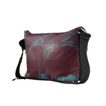 Eiffel Tower Paris Messenger Bag