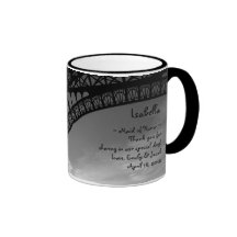 Eiffel Tower Personalised Maid of Honour Mug