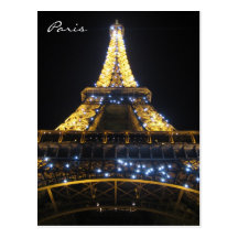 Eiffel Tower Post Card