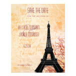 Eiffel Tower Save the Date Announcement