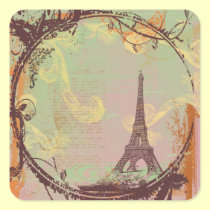 Eiffel Tower Vintage Style stickers