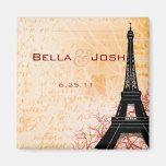 Eiffel Tower Wedding Magnet