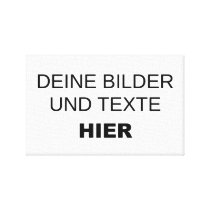 Eigenen Leinwanddruck gestalten