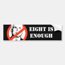 EIGHT IS ENOUGH BUMPER STICKERS