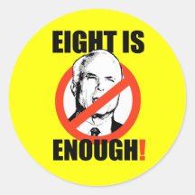 EIGHT IS ENOUGH! STICKERS