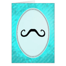 El Bandido Moustache (alternative) Card