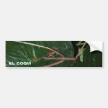 el coqui bumper sticker
