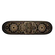 El Dia De Los Muertos skull Skateboards