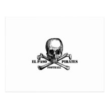 El Paso Pirates Souveniers Postcards