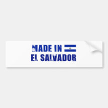 EL SALVADOR BUMPER STICKER