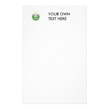 El Salvador Coat of Arms Stationery