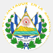 El Salvador Coat of arms SV Stickers