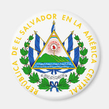 el salvador emblem fridge magnets