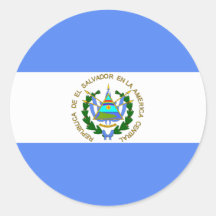 El Salvador High quality Flag Sticker