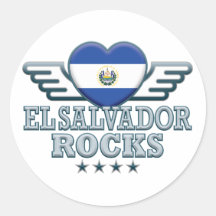 El Salvador Rocks v2 Sticker