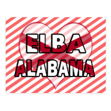 Elba, Alabama Postcard