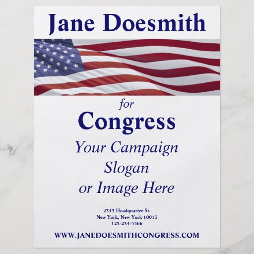Election Campaign Flyer Template