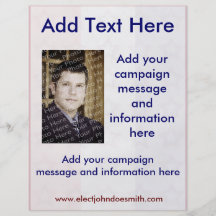 Election Campaign Flyer Template